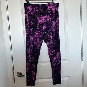 Pink & Purple Marbled Active Leggings | C9 by Champion XXL